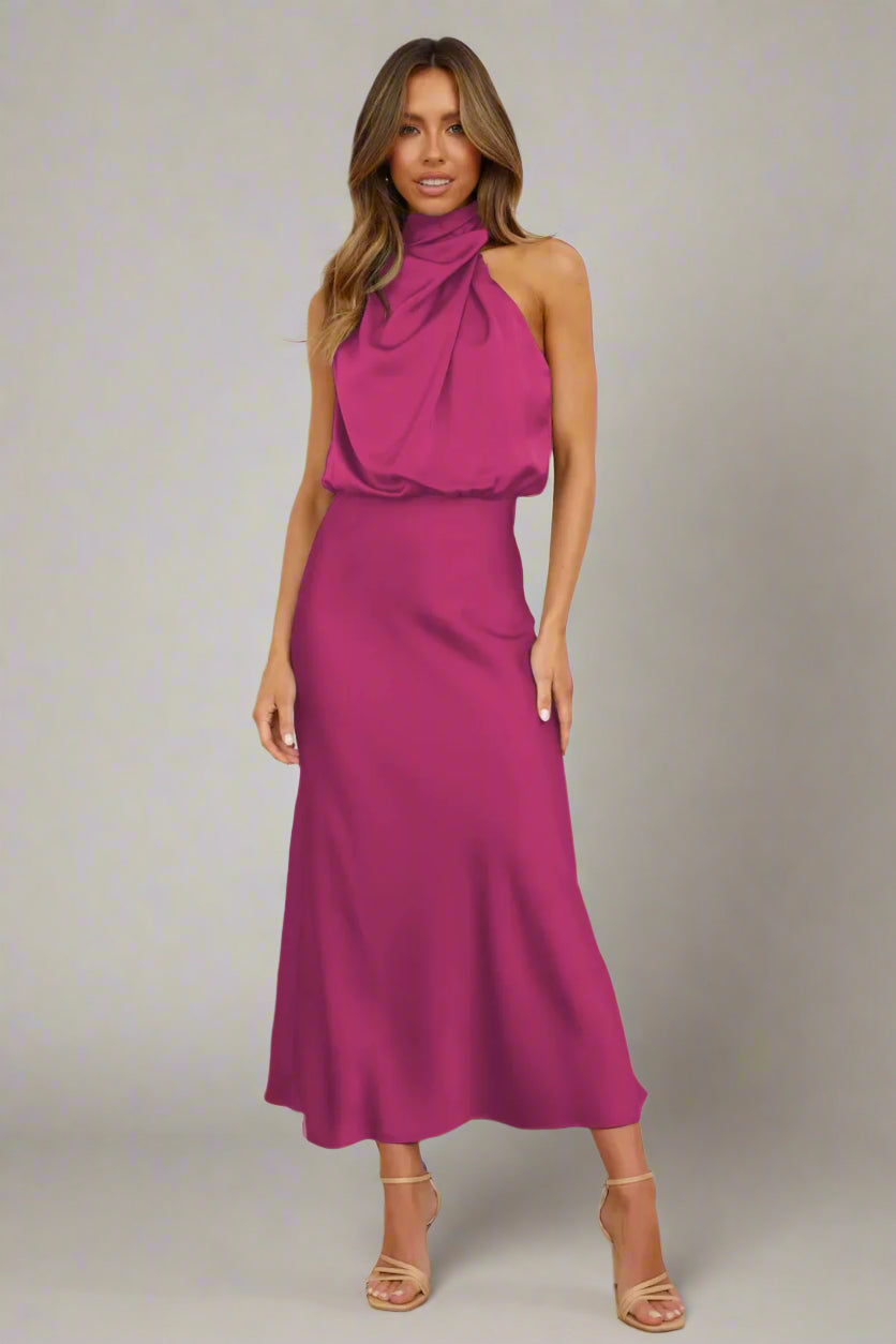 Amora | Satin Embrace Dress