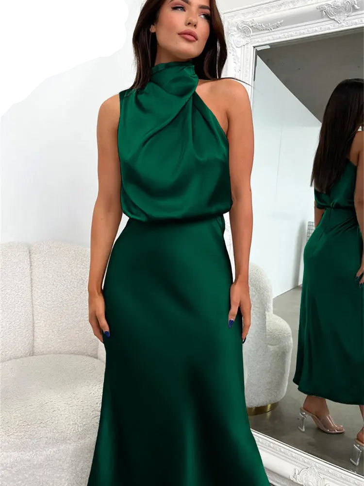 Amora | Satin Embrace Dress