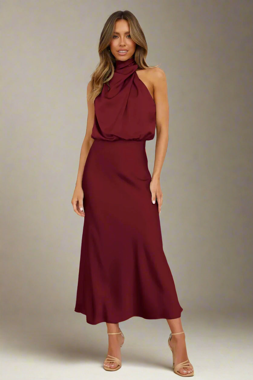 Amora | Satin Embrace Dress