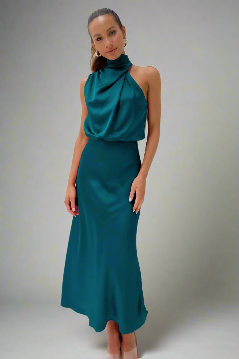 Amora | Satin Embrace Dress