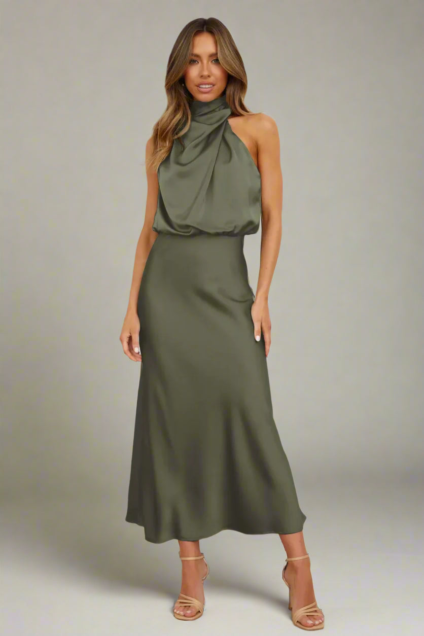 Amora | Satin Embrace Dress