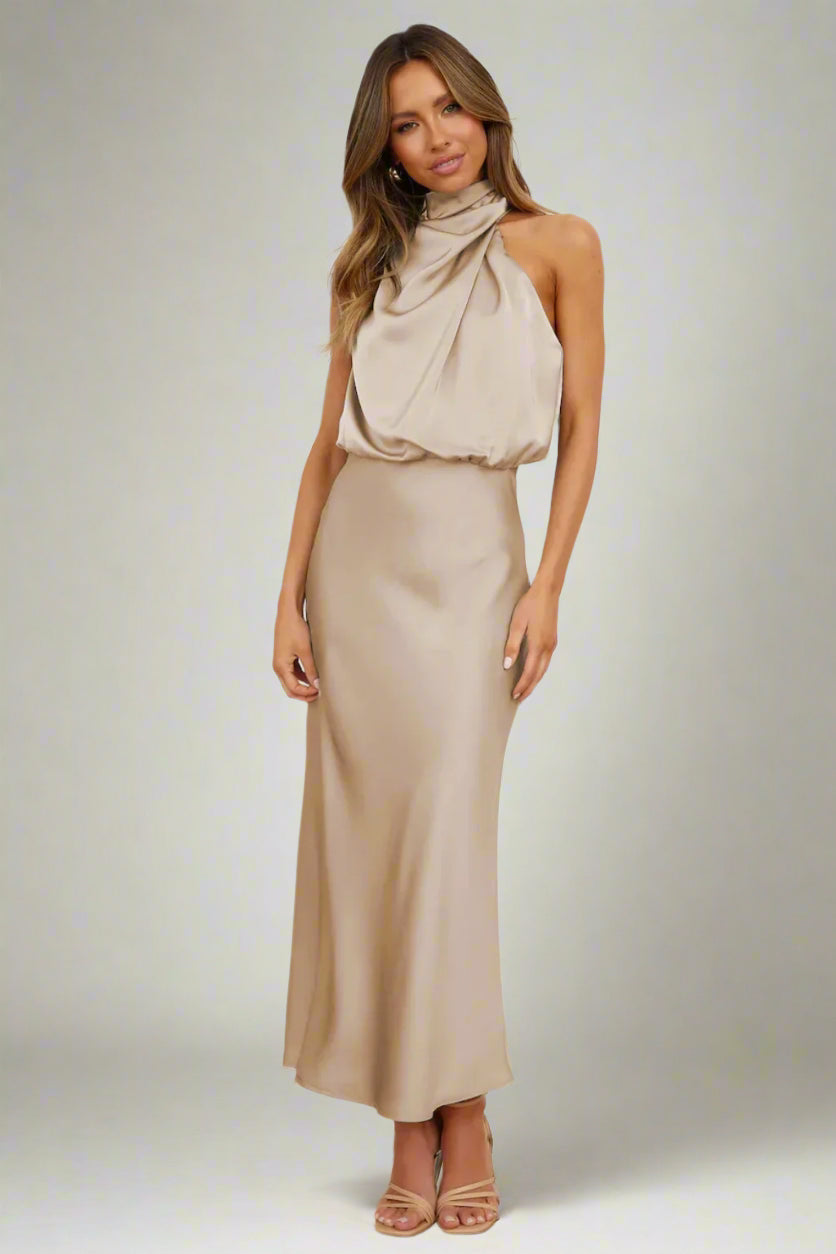 Amora | Satin Embrace Dress