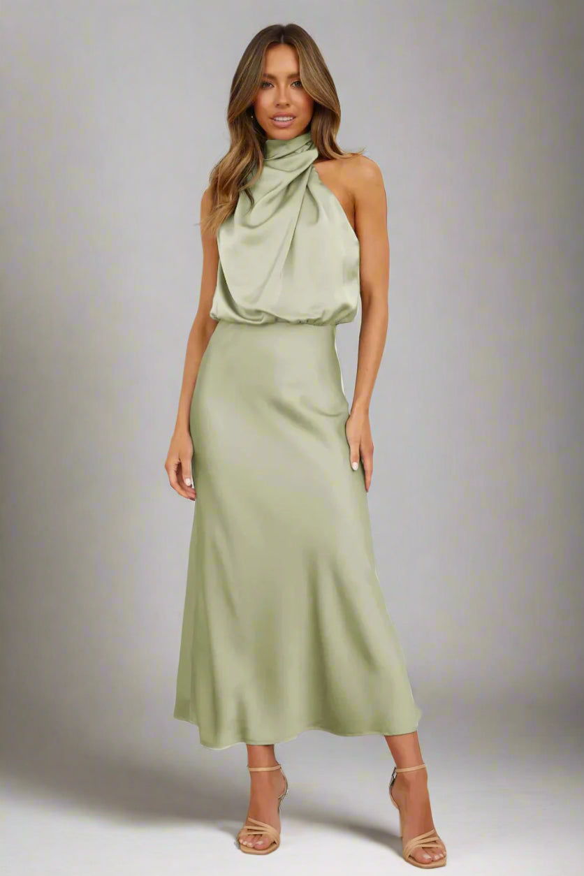 Amora | Satin Embrace Dress