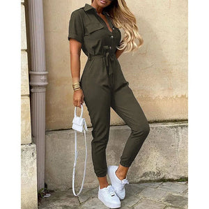 Alicia | Belted Grace Jumpsuit