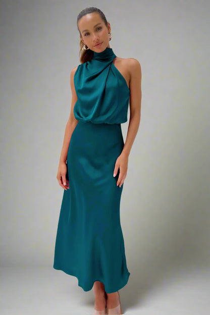 Amora | Satin Embrace Dress
